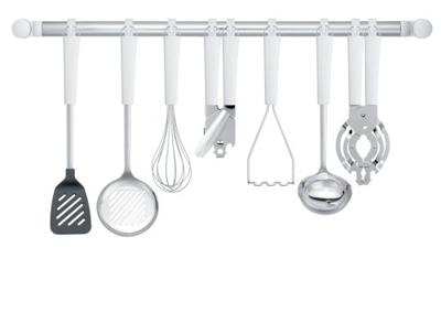 Brabantia essential line bakspaan anti-aanbak wit - thumbnail