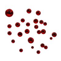 Frontriem Strass steentjes rood - thumbnail