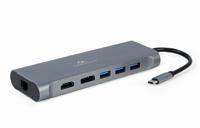 Cablexpert Gmb Usb-c Multi-poort 8-in-1 - thumbnail