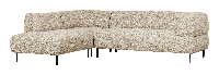 WOOOD Hoekbank 'Lloyd' Links, Geweven stof, kleur Naturel Melange - thumbnail
