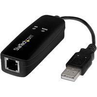 StarTech.com USB 2.0 Fax Modem, 56K Externe Hardware Dial Up V.92 Modem/Dongle/Adapter, Computer/Laptop Fax Modem, USB naar Telefoonaansluiting, USB Data Modem, Netwerk Fax/CMR/POS (USB56KEMH2) - thumbnail