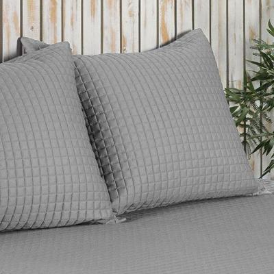 Dommelin Dommelin Sierkussenhoes Chicago Satijn 300TC Zilver 60x70 cm