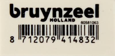 Bruynzeel Vlakgum klein - 63 stuks