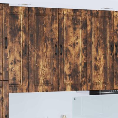 Keukenkast Kalmar Gerookt eiken 80 x 31 x 100 cm Bewerkt hout