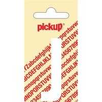 Plakletter Nobel Sticker witte letter J Pickup - Pickup - thumbnail