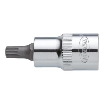 Vigor V2065 Veeltand (XZN) Dopsleutel-bitinzet 14 mm M14 1/2 (12.5 mm)