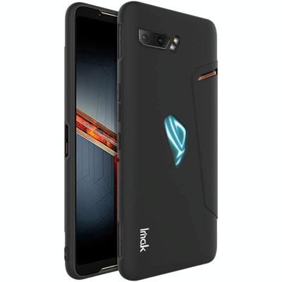 Voor ASUS ROG Phone II IMAK UC-1 Serie Shockproof Frosted TPU Beschermhoes (Zwart) Voor ASUS ROG Phone II IMAK UC-1 Serie Shockproof Frosted TPU Beschermhoes (Zwart)