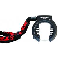 Ringslot Trelock RS430 met uitneembare sleutel incl. Insteekketting ZR355-100cm en opbergtasje - thumbnail