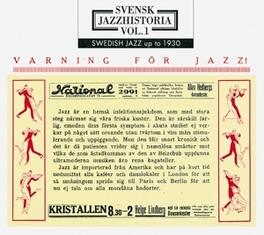 Svensk Jazzhistoria Volume 1 1899-30 - CD (7391782220377)