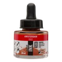 Amsterdam All Acrylics Amsterdam • acrylinkt fles 30 ml koper 805 - thumbnail