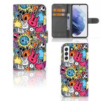 Samsung Galaxy S22 | Wallet Case | met Pasjes | Punk Rock - thumbnail