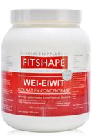 Fitshape Wei eiwit aardbei 1 Kilogram - thumbnail