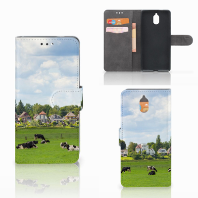 Nokia 3.1 (2018) | Telefoonhoesje | Met pasjeshouder | Koeien Nokia 3.1 (2018) | Telefoonhoesje | Met pasjeshouder | Koeien