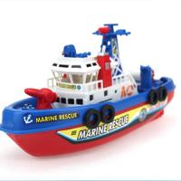 Elektrische visserij Fire Boat baby douche speelgoed met water spray & licht & geluidsfunctie - thumbnail