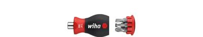 Wiha Bit-Magaziner Stubby 6tlg. im Soft-Finish Griff 1/4-Bits 10382 Magazijnbithouder Stubby, magnetisch, 1/4