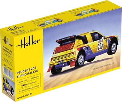 Heller 1/43 Peugeot 205 Turbo Rallye