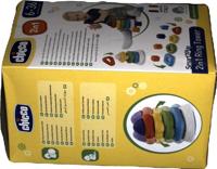 Tiamo Chicco 2 in 1 ring toren - vormenstoof - thumbnail