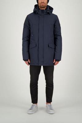 Airforce Slimfit Parka Jas Heren Dark Navy Blue L Airforce Slimfit Parka Jas Heren Dark Navy Blue L