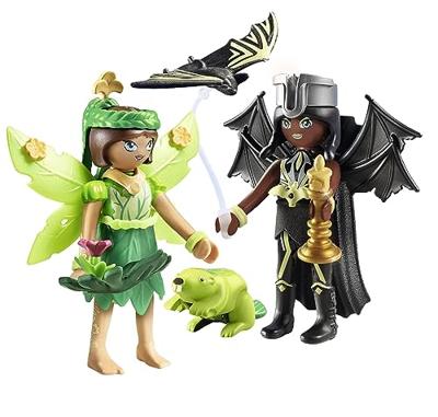 Playmobil ayuma bos feeën en boz feeën met totum dieren