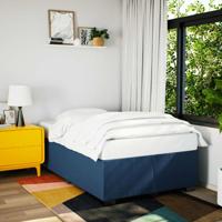 Bedframe zonder matras 120x200 cm stof blauw - thumbnail