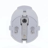 AS Schwabe 62221 Stekker met randaarde PVC 230 V Wit IP20 - thumbnail