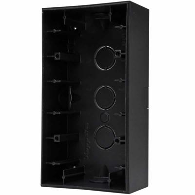 Kopp HK07 PURE mat zwart 2 voudig opbouwdoos - 4624810