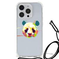iPhone 14 Pro Max Stevig | Bumper Hoesje | Panda Color - thumbnail