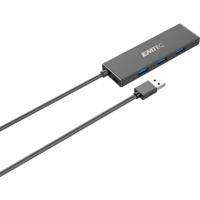 Emtec Hub Ultra Slim USB3.1 4-Port T620A Type-A - Micro SD, ECHUBT620A - thumbnail