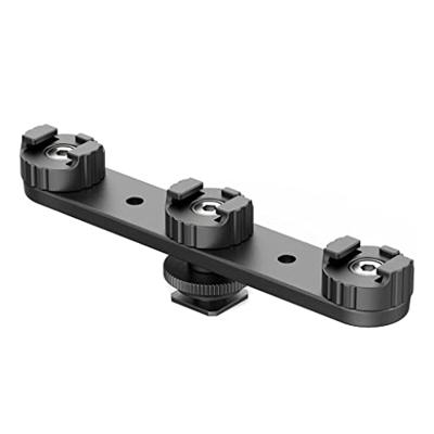 Ulanzi PT-23 Triple Cold Shoe Houder voor statief of camera