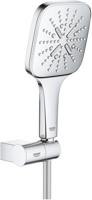 Badset Rainshower SmartActive 130 GROHE Cube Verstelbaar Met Doucheslang 150cm Chroom - thumbnail