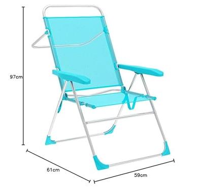 Vouwbare Stoel Marbueno Aquamarijn 59 x 97 x 61 cm