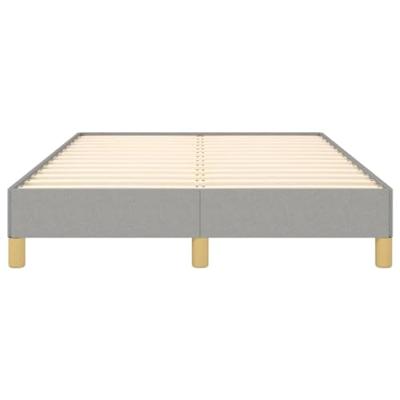 Bedframe zonder matras 120x200 cm stof lichtgrijs