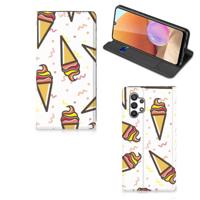 Samsung Galaxy A32 4G | A32 5G Enterprise Editie | Flip Style Cover | Icecream - thumbnail