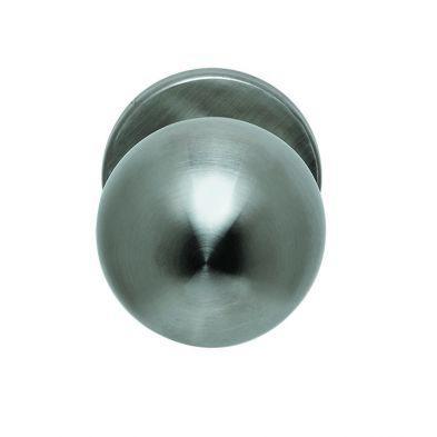 Voordeurknop ENTRO rvs mat ø50mm op rozet