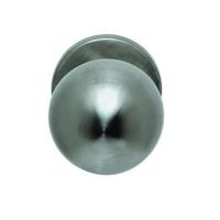 Voordeurknop ENTRO rvs mat ø50mm op rozet - thumbnail