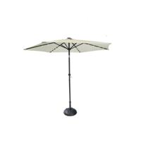 Gardington Parasol – Verlichting Op Zonne-energie - Kantelbaar - Aluminium – Creme - 270 Cm - thumbnail