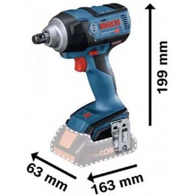 Bosch Professional GDS 18V-300 06019D8200 Accu-draaislagmoeraanzetter 300 Nm 18 V Zonder accu