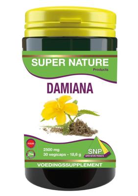 Damiana extract 2500mg puur 30 Vegetarische capsules Damiana extract 2500mg puur 30 Vegetarische capsules
