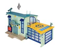 Dickie Toys Brandweerman Sam Politiebureau + Licht en Geluid - thumbnail