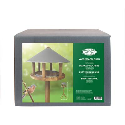 Esschert Design Voedertafel driehoekig met zinken dak FB431 Esschert Design Voedertafel driehoekig met zinken dak FB431