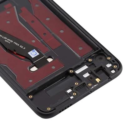 LCD-scherm en digitizer volledige montage met frame voor Huawei Honor 8X (zwart) - thumbnail