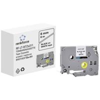 Labeltape Renkforce RF-LT-BTZe211 Compatibel vervangt Brother TZe-211 6 mm Tapekleur: Wit Tekstkleur: Zwart 8 m - thumbnail
