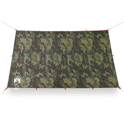 VidaXL Kampeerluifel waterdicht 306x306 cm camouflage VidaXL Kampeerluifel waterdicht 306x306 cm camouflage