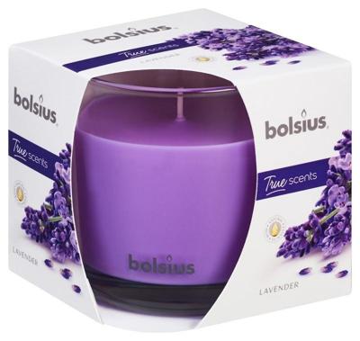Bolsius True Scents geurglas 95/95 lavendel 1 Stuks Bolsius True Scents geurglas 95/95 lavendel 1 Stuks