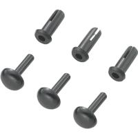 TRU COMPONENTS TC-SRR-380K203 TC-10820816 Splijtnagel Schachtdiameter 3 mm Zwart 1000 stuk(s) - thumbnail