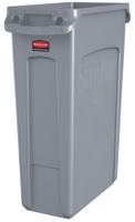 Rubbermaid afvalcontainer Slim Jim, 87 liter, grijs - thumbnail