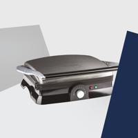 H.KoeNIG GR20 Elektrische vleesgrill - zwart en roestvrij - thumbnail