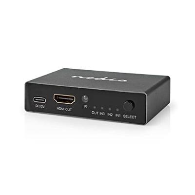 HDMI©-Switch | 3 poort(en) | 3x HDMI© Input | HDMI© Output | 8K@60Hz | 45 Gbps | Afstandbestuu HDMI©-Switch | 3 poort(en) | 3x HDMI© Input | HDMI© Output | 8K@60Hz | 45 Gbps | Afstandbestuu
