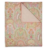 Pip Studio Pip Studio Jabali Flower Quilt - Koraalrood 270x260 cm - thumbnail