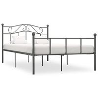 Bedframe metaal grijs 160x200 cm - thumbnail